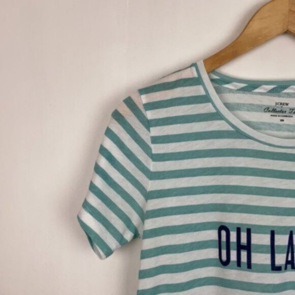 J.Crew Graphic Oh La la & C'est parfait  2 Tee T-shirts bundle - Picture 5 of 15